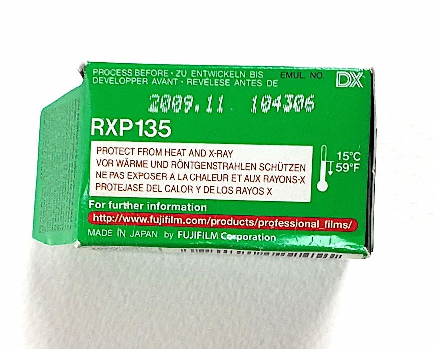 Fujifilm Provia 400X Date